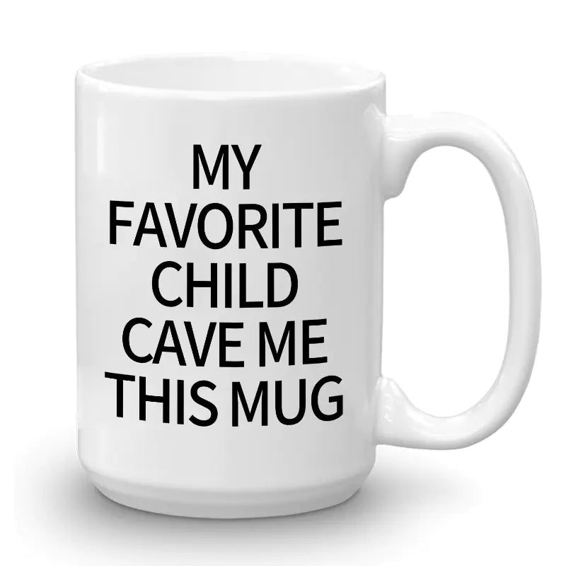 15oz Ceramic Coffee Mug - Customizable Child Employee Mug