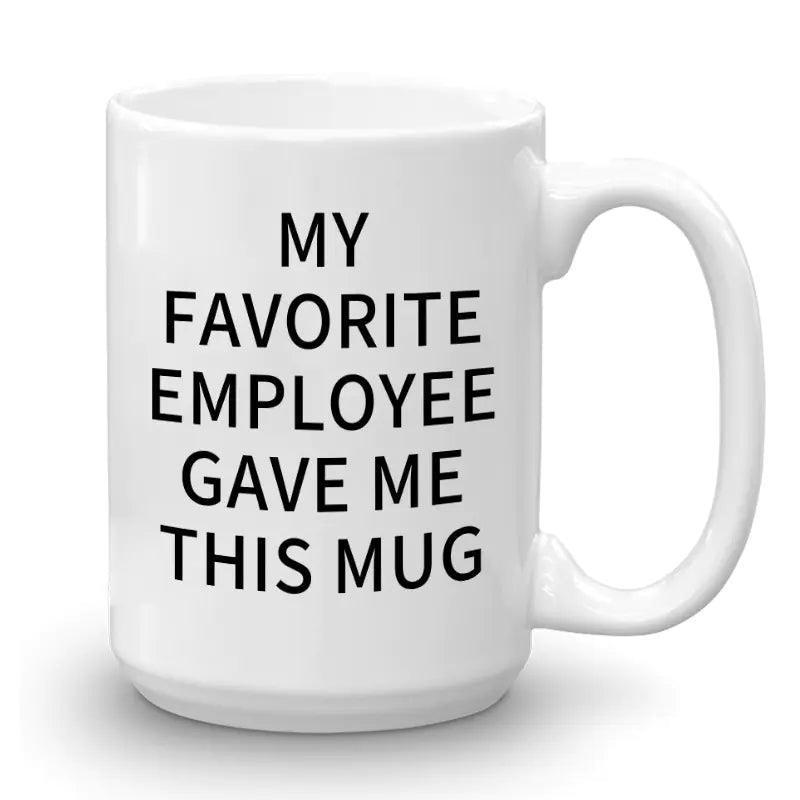 15oz Ceramic Coffee Mug - Customizable Child Employee Mug
