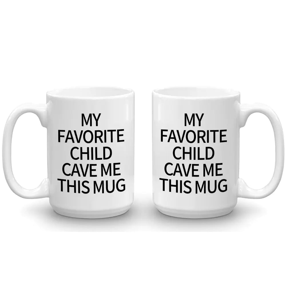 15oz Ceramic Coffee Mug - Customizable Child Employee Mug